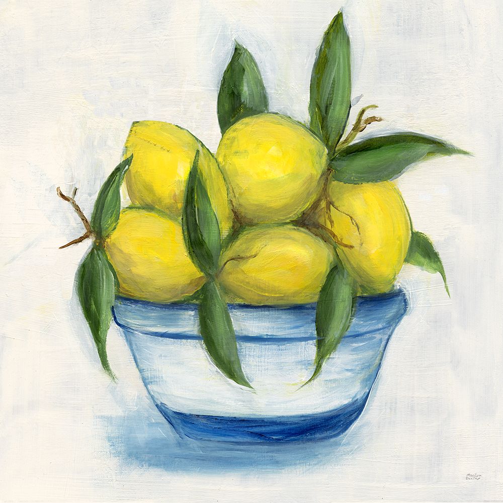 Sicilian Lemons I art print by Marilyn Dunlap for $57.95 CAD