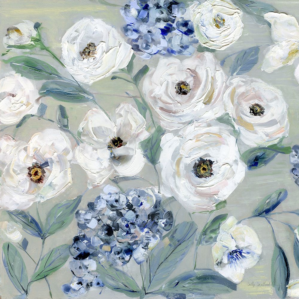 Blooms in Harmony art print by Sally Swatland for $57.95 CAD
