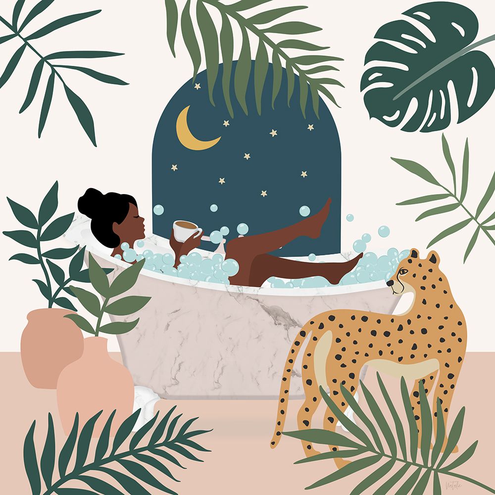 Jungle Spa I art print by Natalie Carpentieri for $57.95 CAD