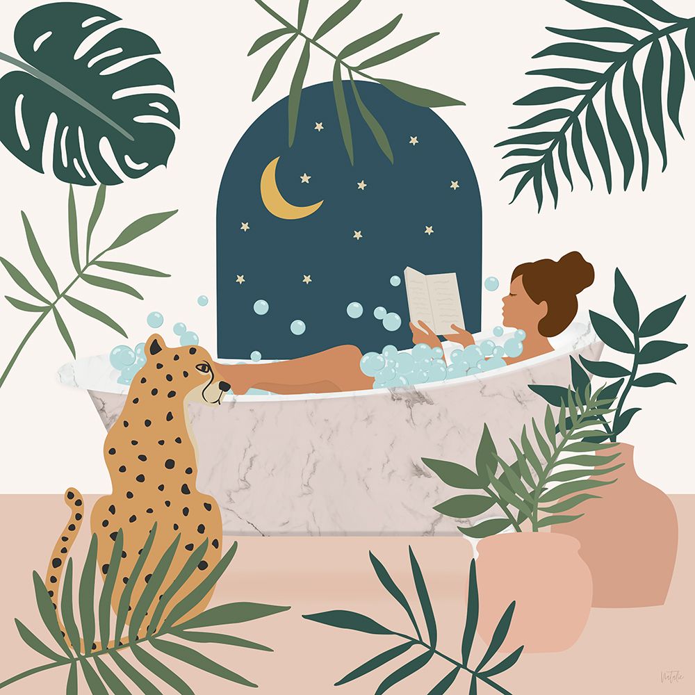 Jungle Spa II art print by Natalie Carpentieri for $57.95 CAD