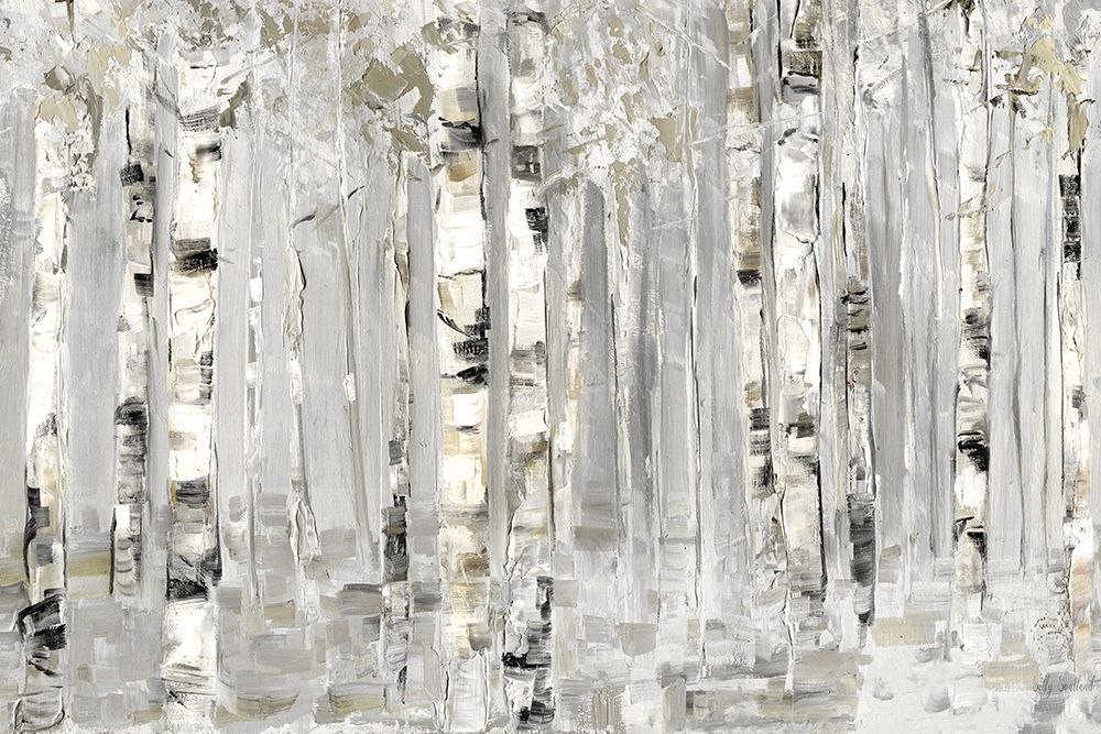Shimmering Birch Grove art print by Sally Swatland for $57.95 CAD