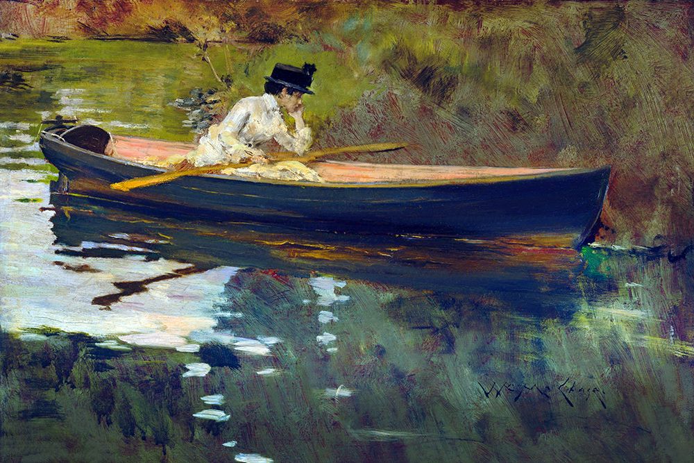 Alice Gerson in the Park art print by William Merit Chase for $57.95 CAD