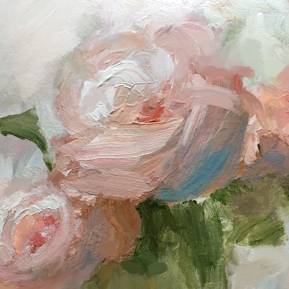 Peachy Peony art print by Nan for $57.95 CAD