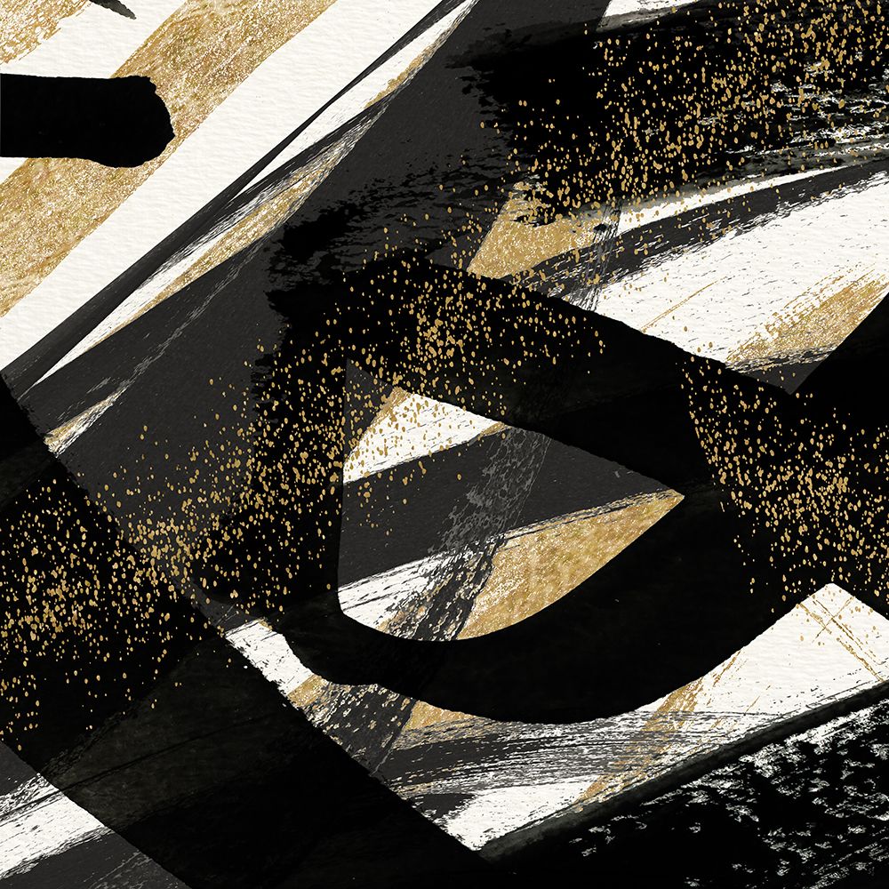 Black Magic and Gold I art print by Susan Jill for $57.95 CAD