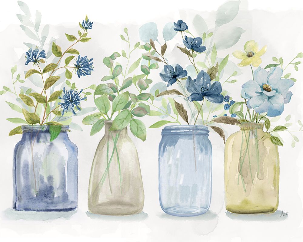 Blue Pickings art print by Nan for $57.95 CAD