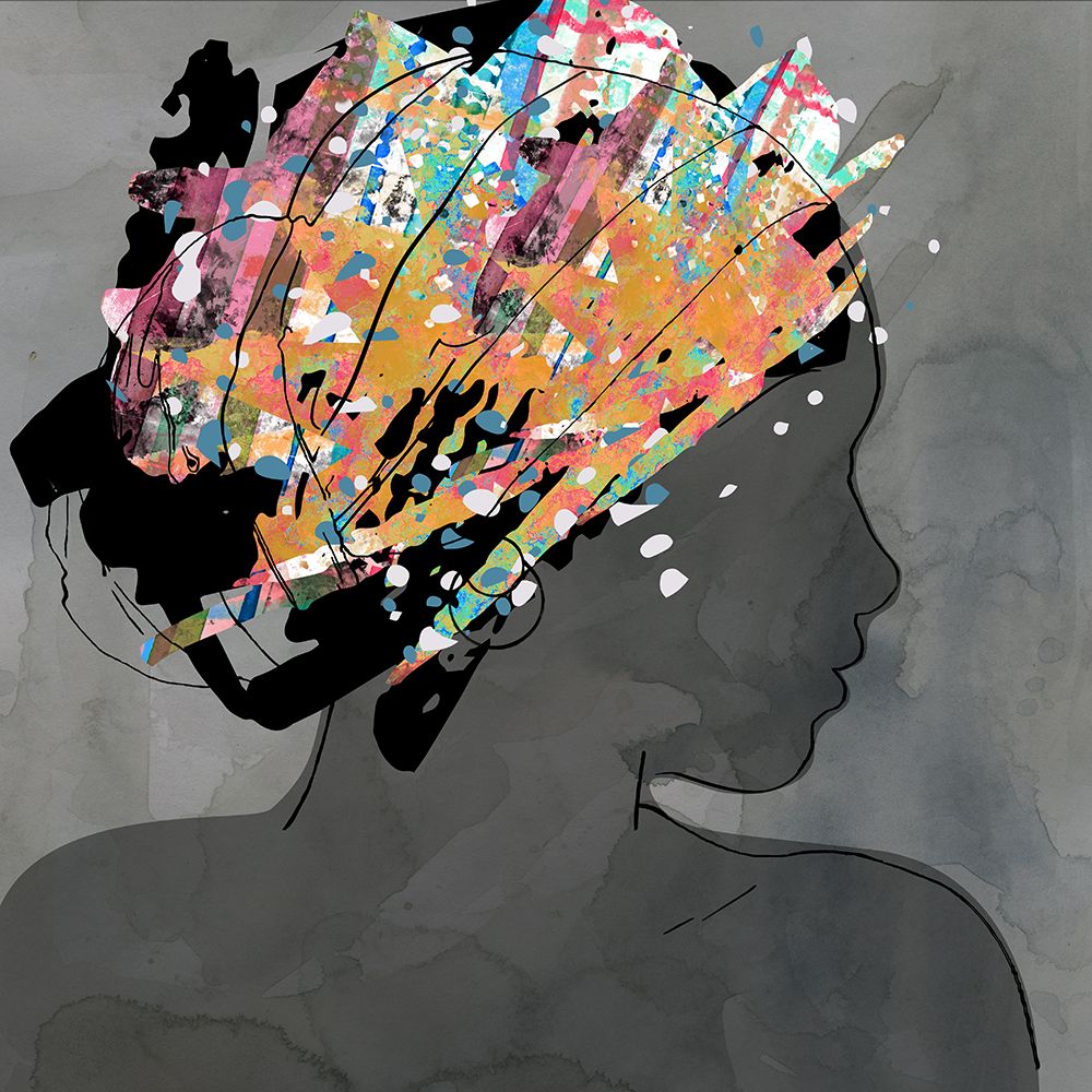 Graffiti Portrait I art print by Carol Robinson for $57.95 CAD