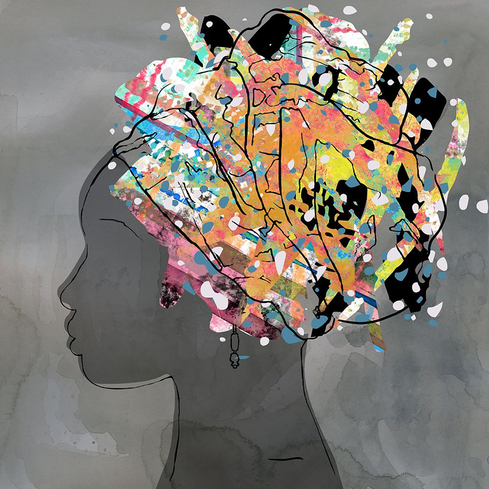 Graffiti Portrait II art print by Carol Robinson for $57.95 CAD
