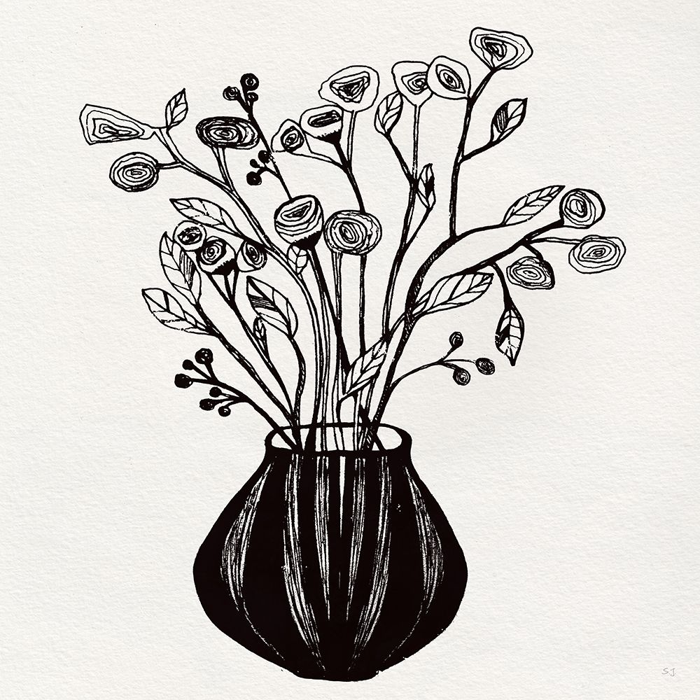 Noir et Blanc art print by Susan Jill for $57.95 CAD