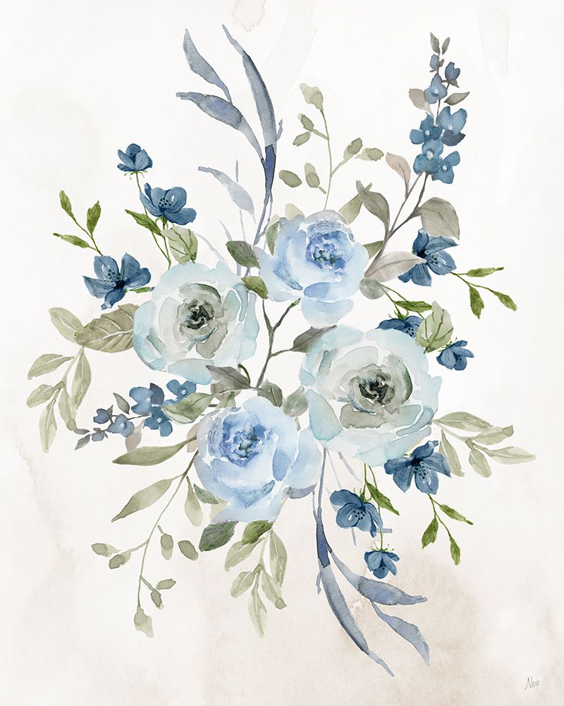 Sweet Blues I art print by Nan for $57.95 CAD