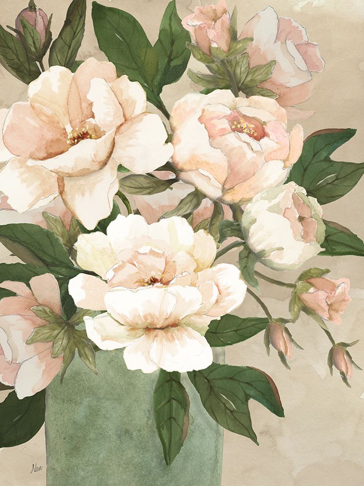 Peony Pleasure I art print by Nan for $57.95 CAD