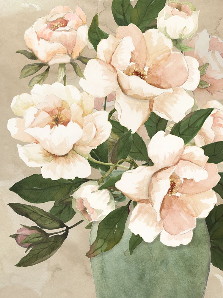 Peony Pleasure II art print by Nan for $57.95 CAD