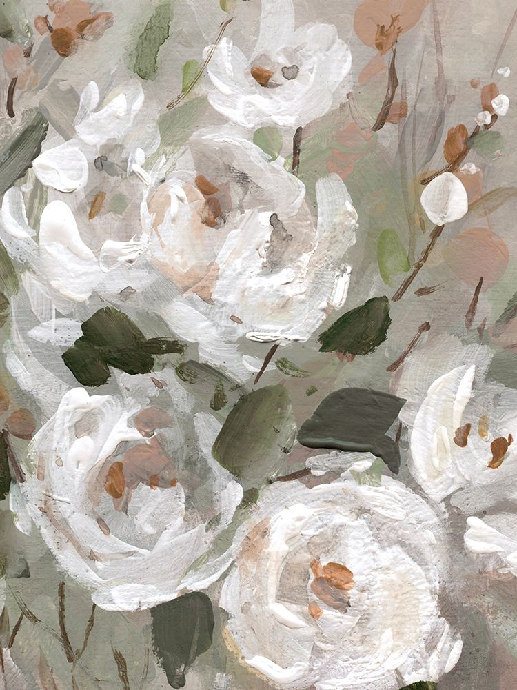 White Rose Blush Garden art print by Carol Robinson for $57.95 CAD