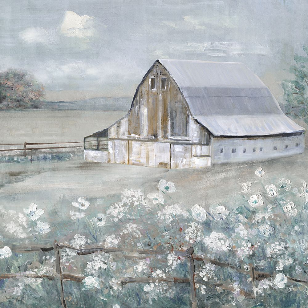 Wildflower Farm II art print by Sally Swatland for $57.95 CAD