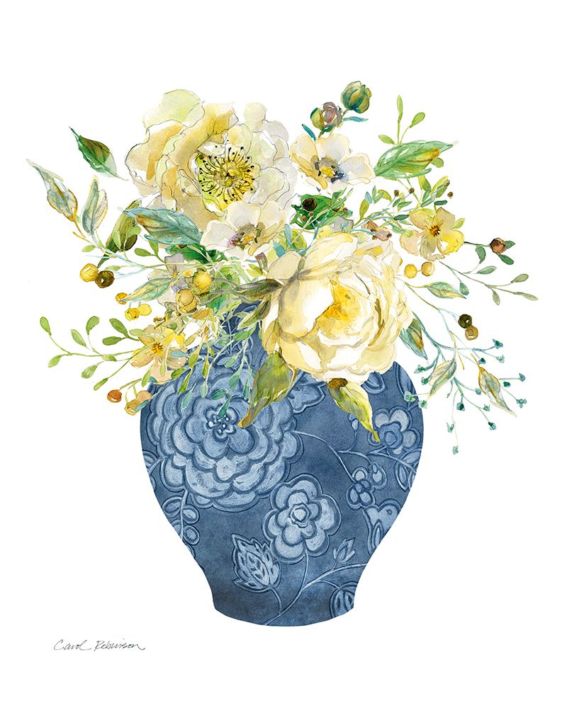 Sunny Chinoiserie I art print by Carol Robinson for $57.95 CAD