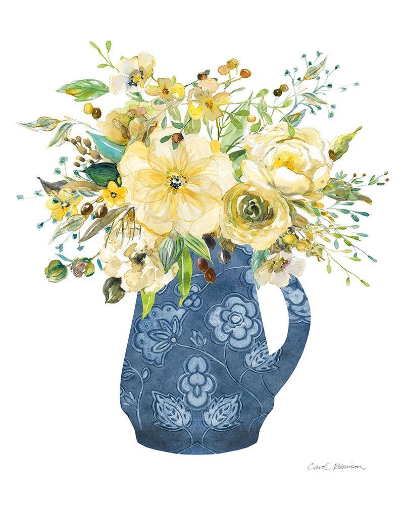 Sunny Chinoiserie II art print by Carol Robinson for $57.95 CAD