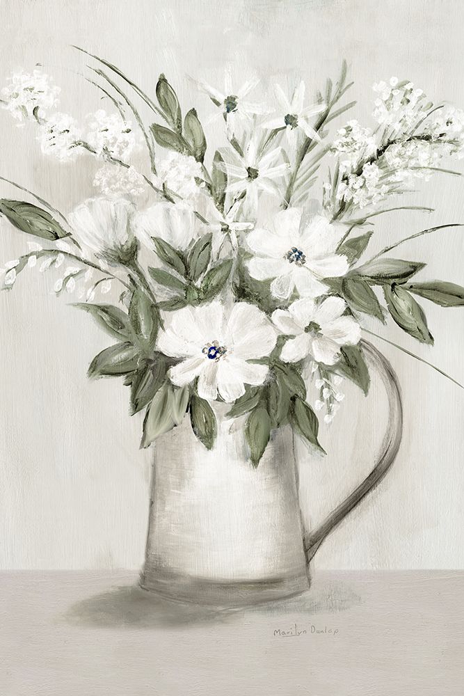 Cottage Bouquet I art print by Sally Swatland for $57.95 CAD