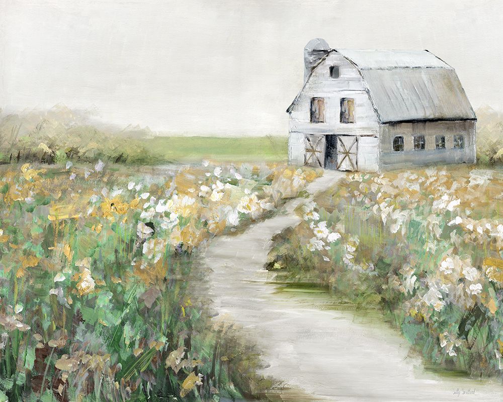 Quiet Meadow Farm art print by Sally Swatland for $57.95 CAD