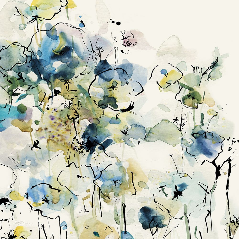 Floral Watercolor Sketch art print by Carol Robinson for $57.95 CAD