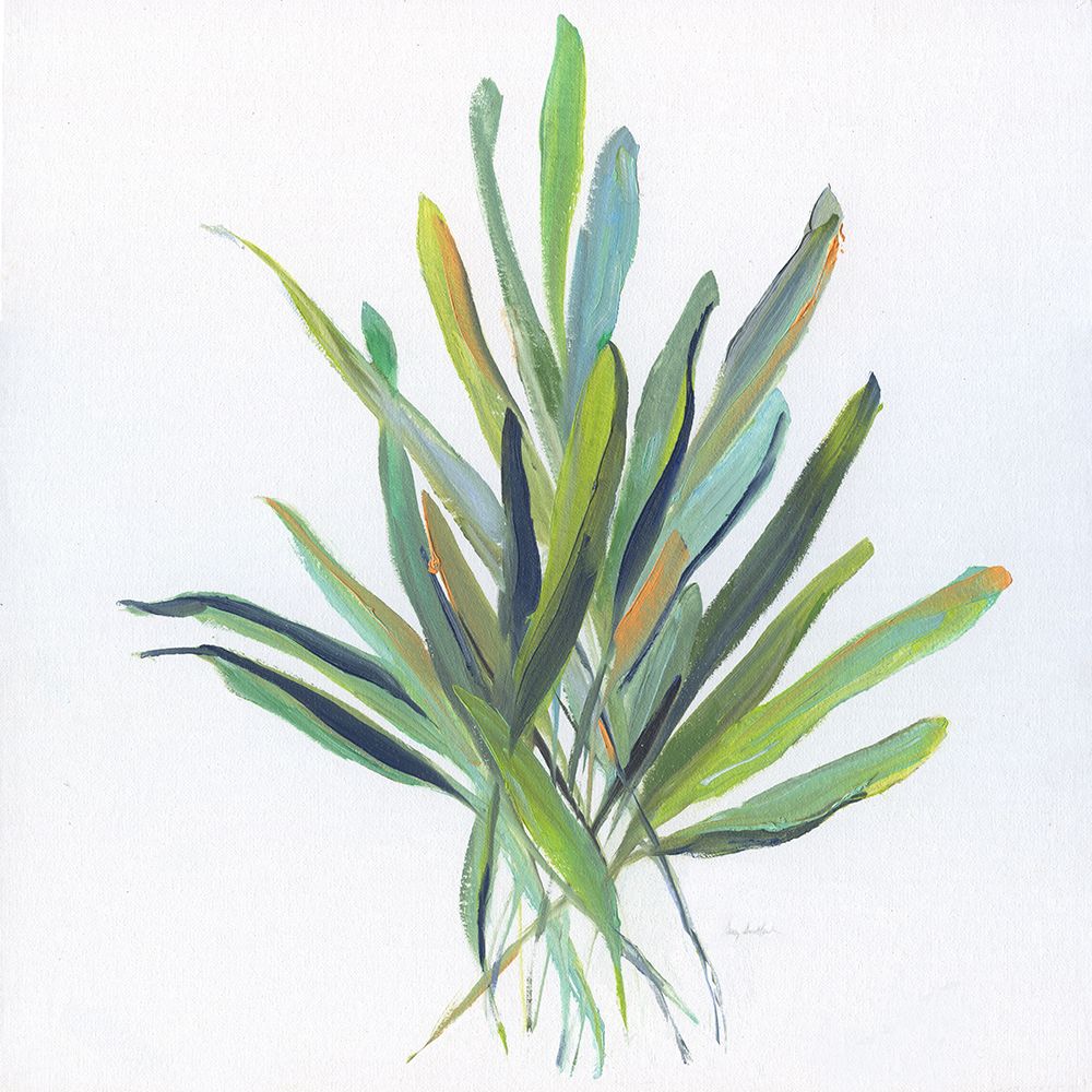 Tropical Leaves I art print by Sally Swatland for $57.95 CAD