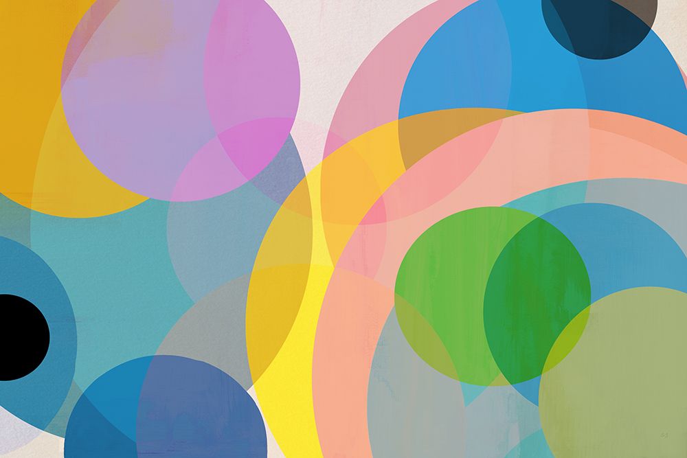 Circle Game Revise art print by Susan Jill for $57.95 CAD