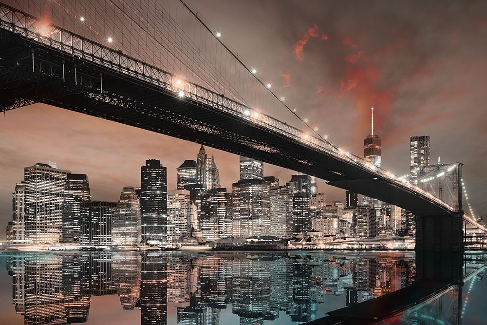 NYC Reflection art print by CAD Design for $57.95 CAD