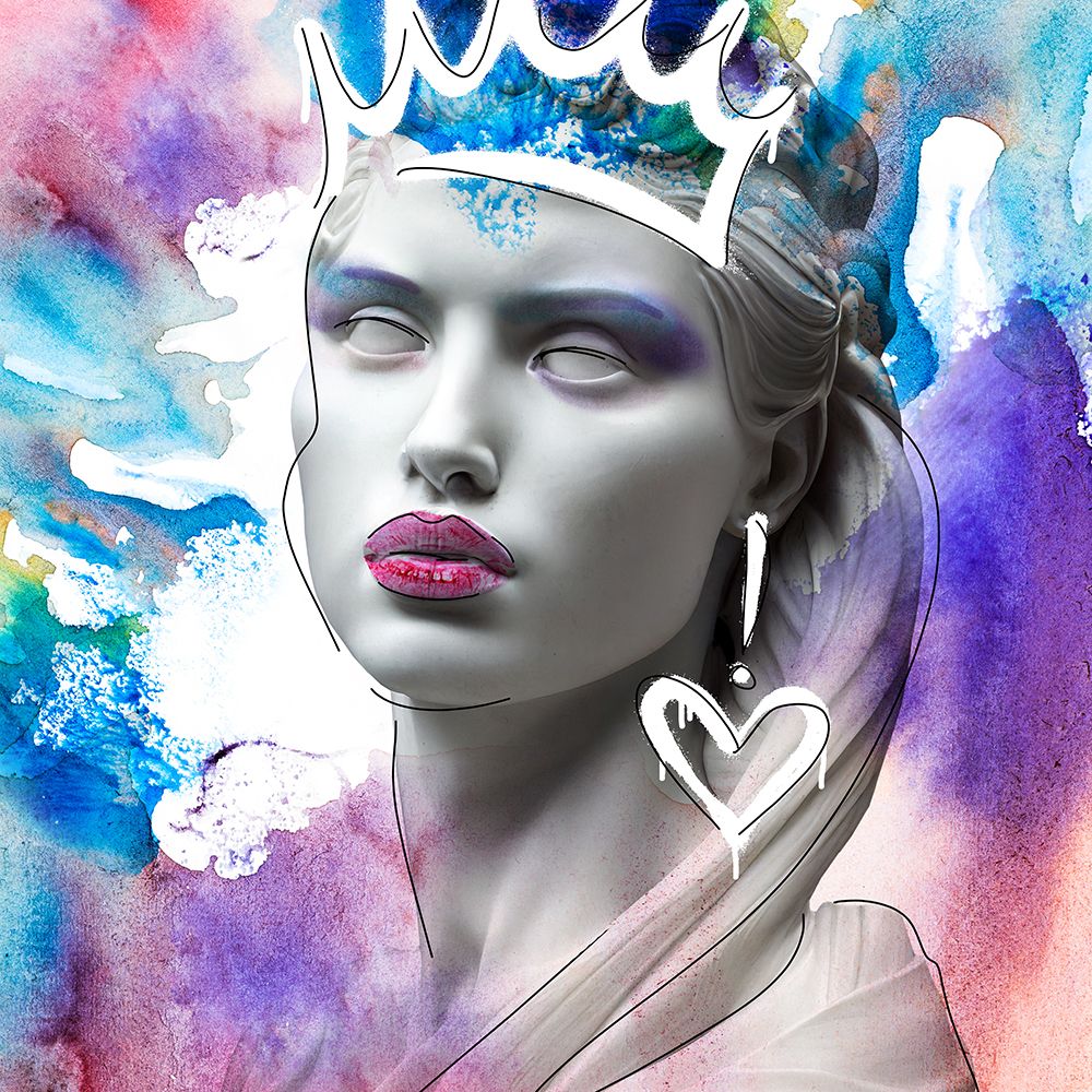 Graffiti Queen art print by CAD Design for $57.95 CAD