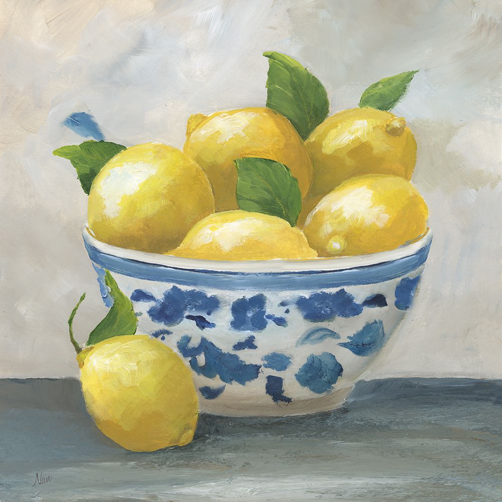 Lush Lemons I art print by Nan for $57.95 CAD