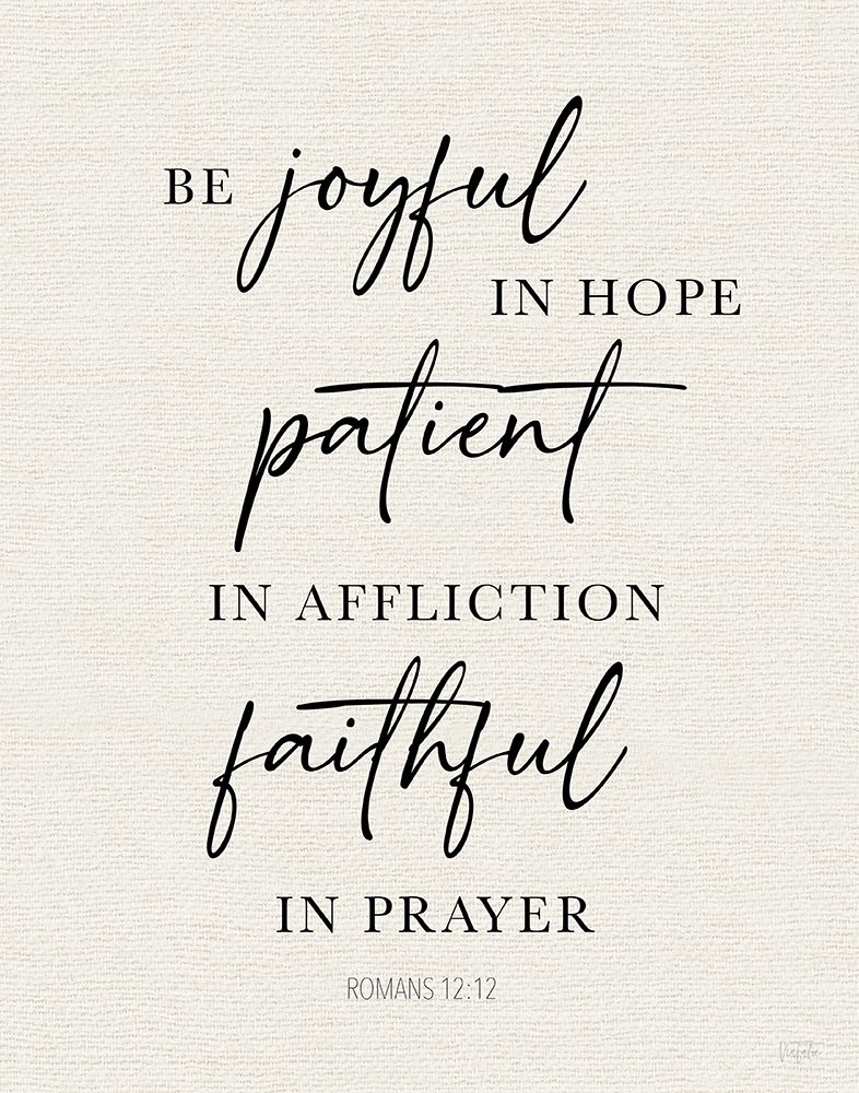 Be Joyful in Hope art print by Natalie Carpentieri for $57.95 CAD