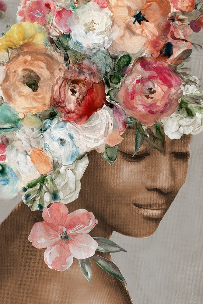 Floral Grace I art print by Carol Robinson for $57.95 CAD