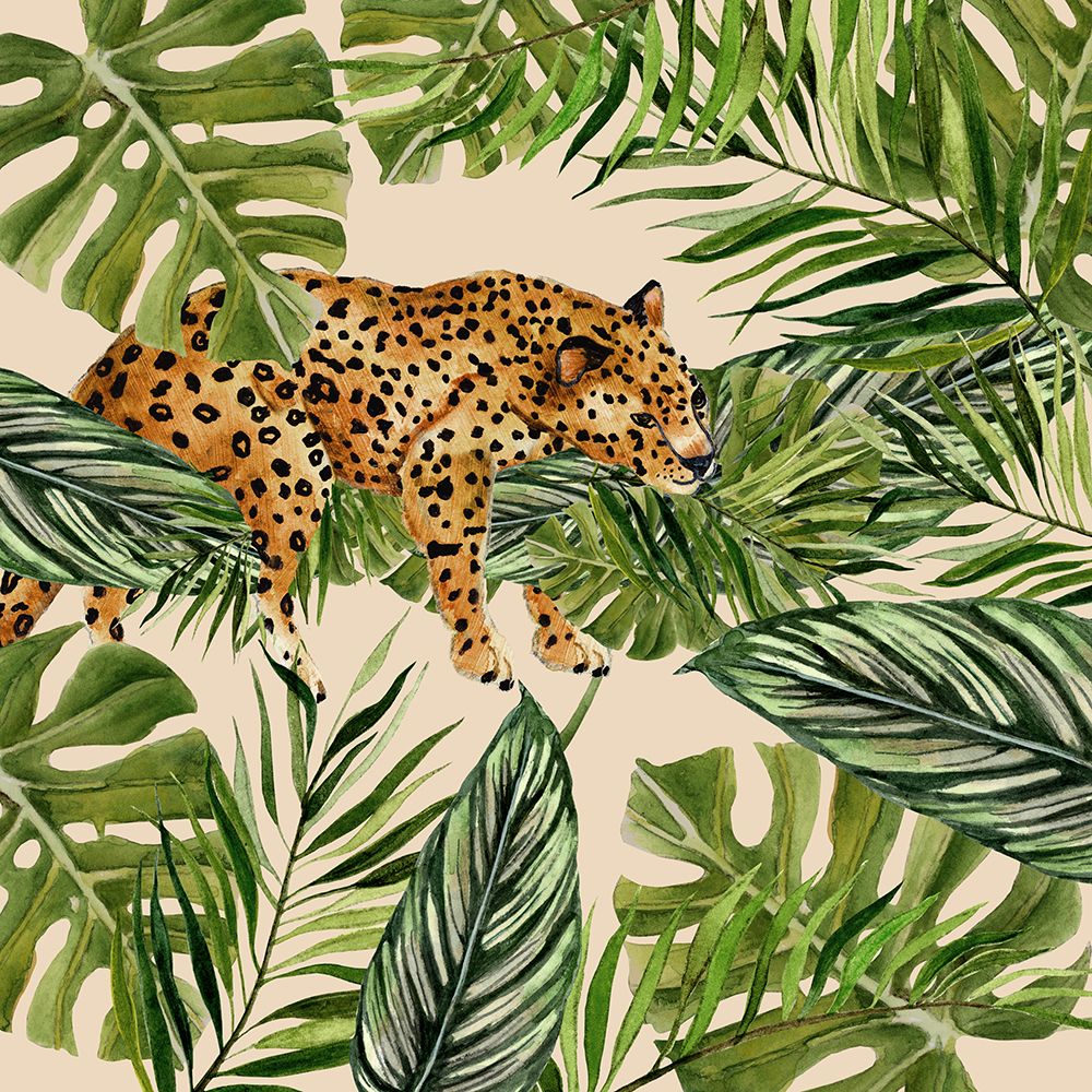 Jungle Hangout I art print by Tava Studios for $57.95 CAD