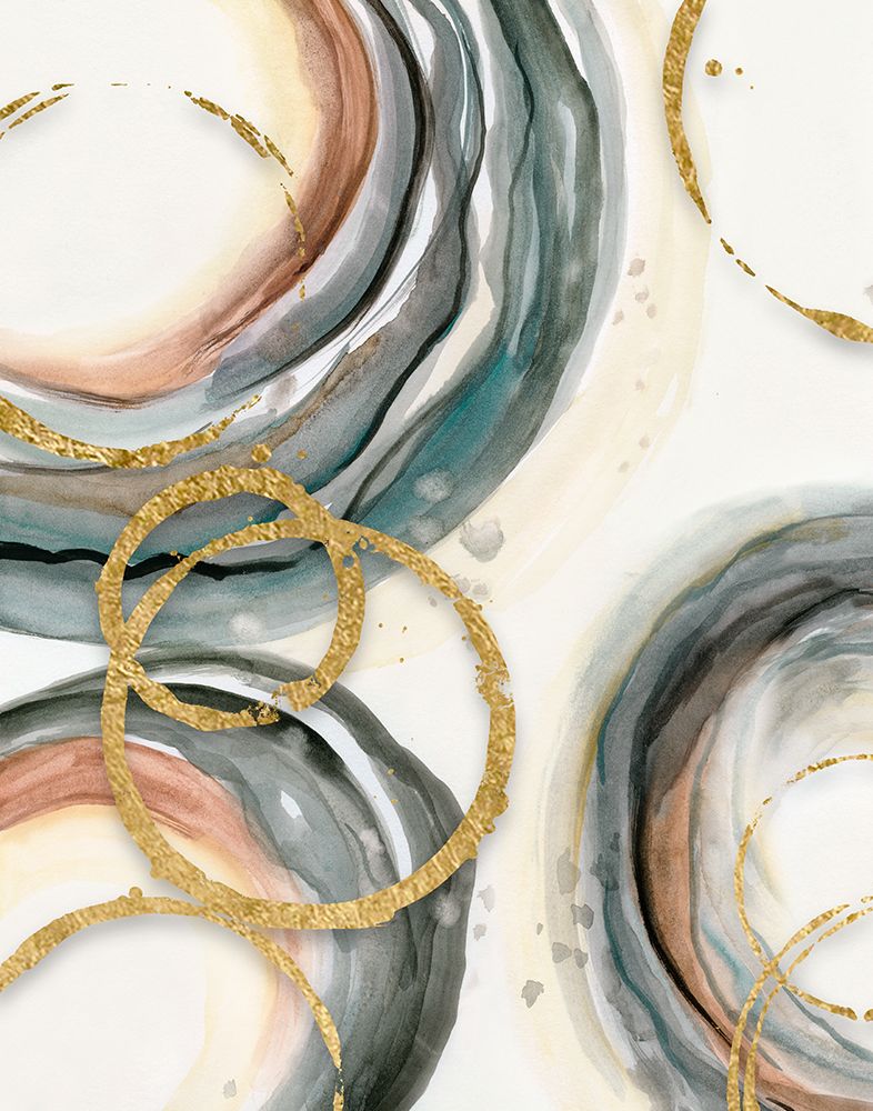 Gold Elasticity I art print by Nan for $57.95 CAD