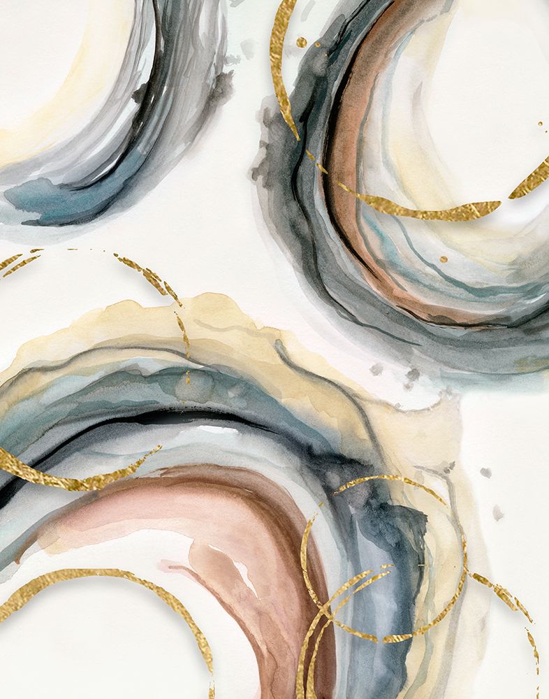 Gold Elasticity II art print by Nan for $57.95 CAD
