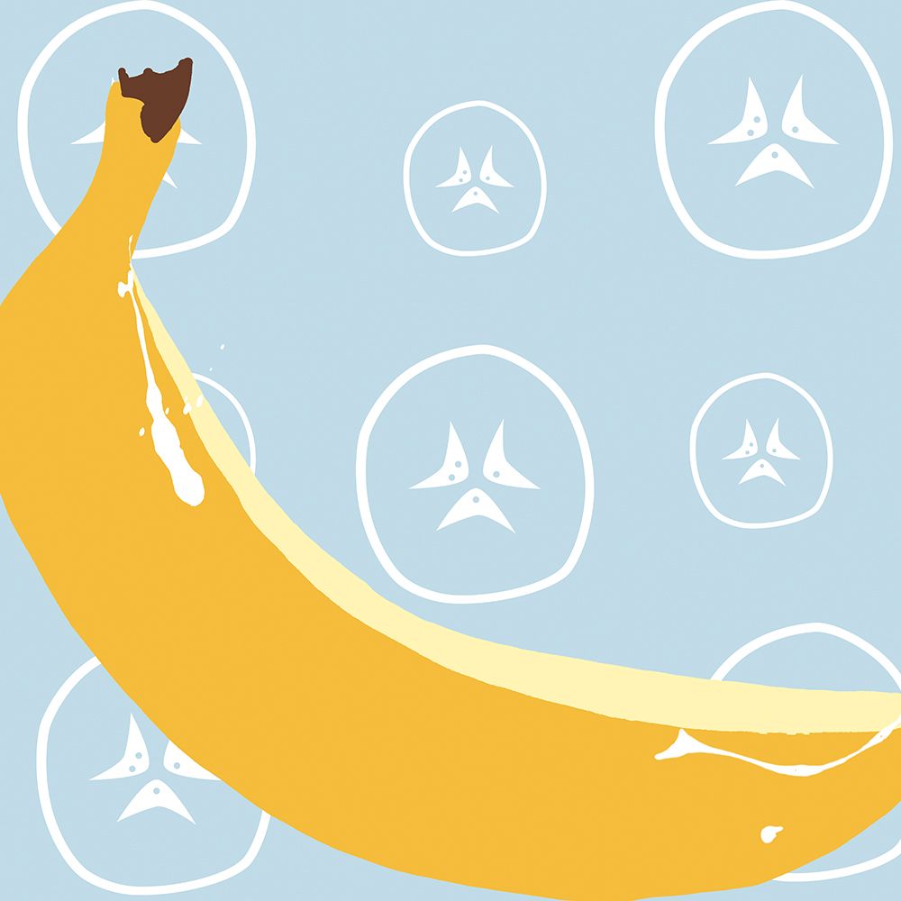 Banana art print by Daniela Santiago for $57.95 CAD