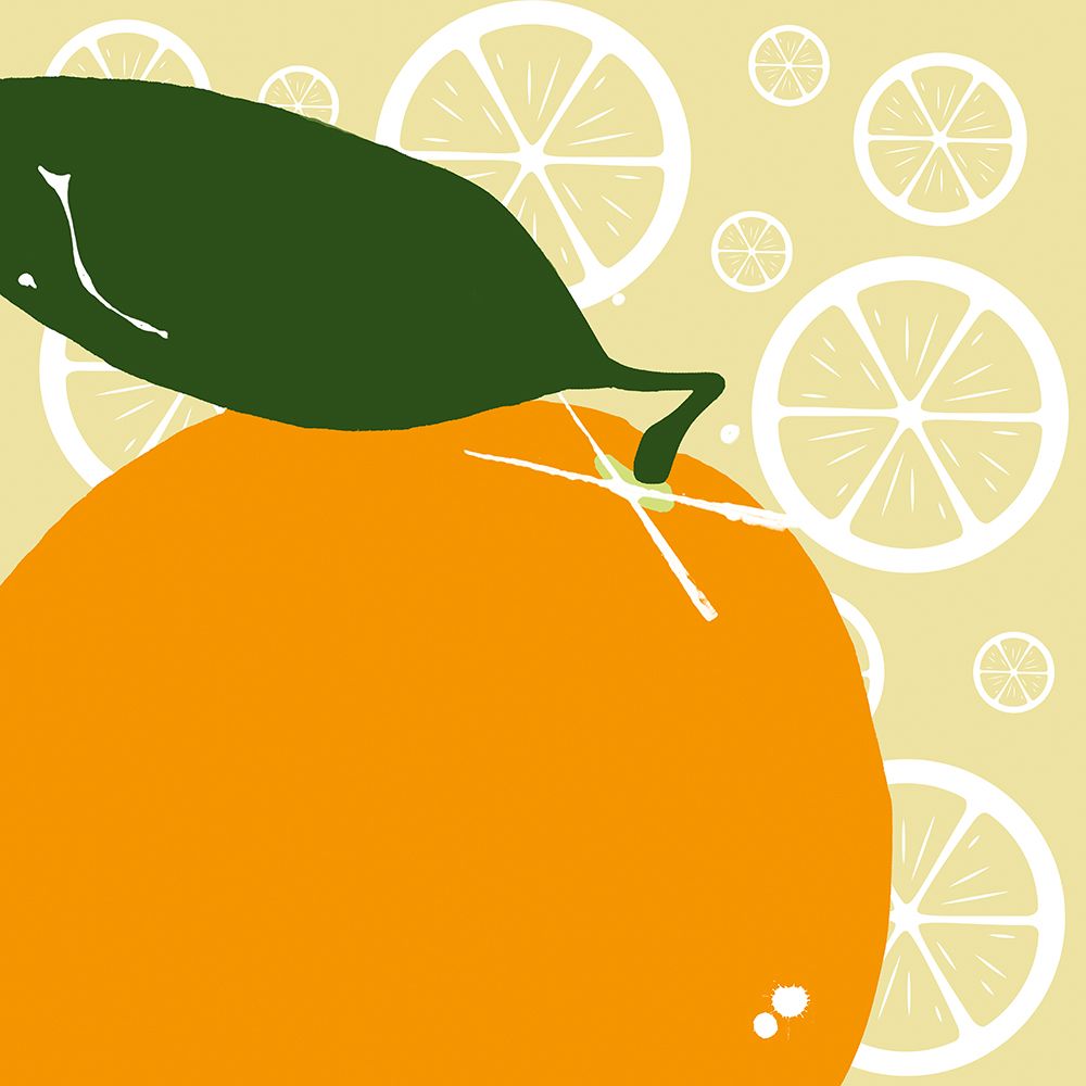 Orange art print by Daniela Santiago for $57.95 CAD