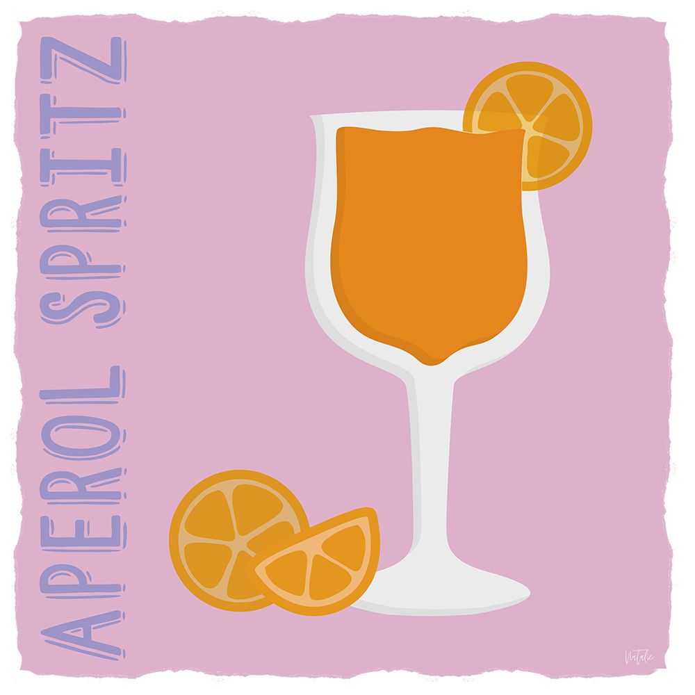 Pop Aperol art print by Natalie Carpentieri for $57.95 CAD