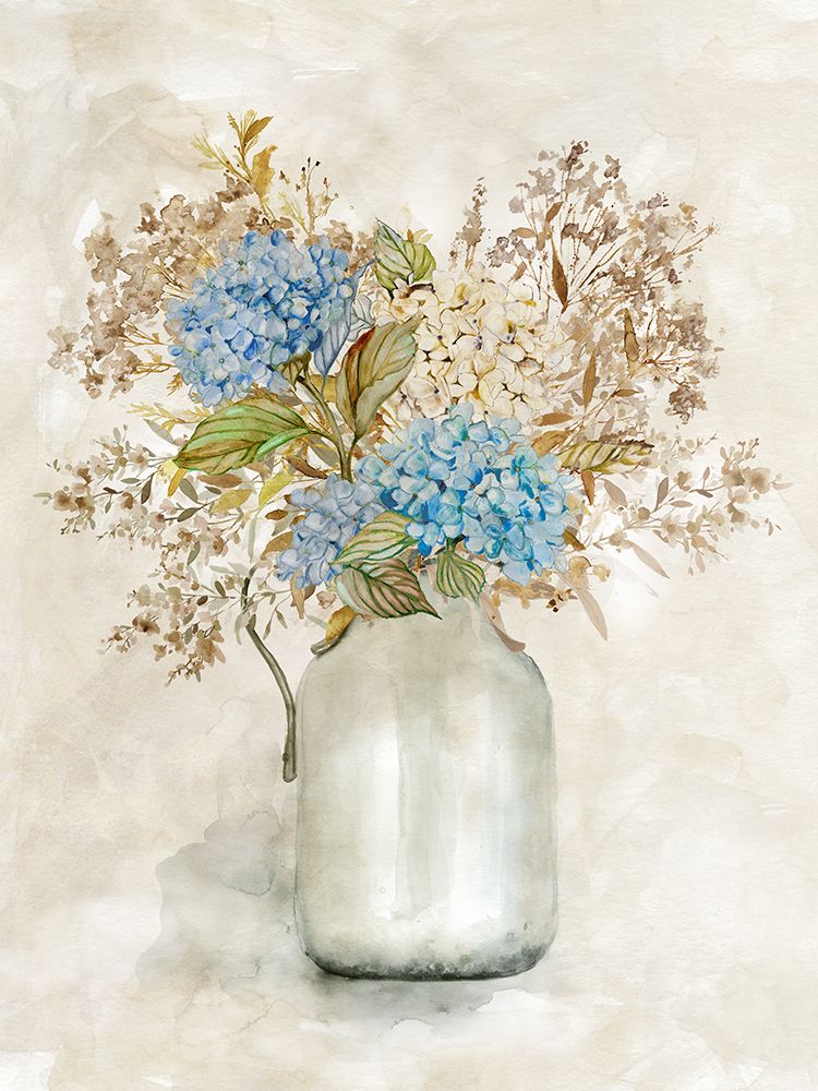 Hydrangea Arrangement II art print by Carol Robinson for $57.95 CAD