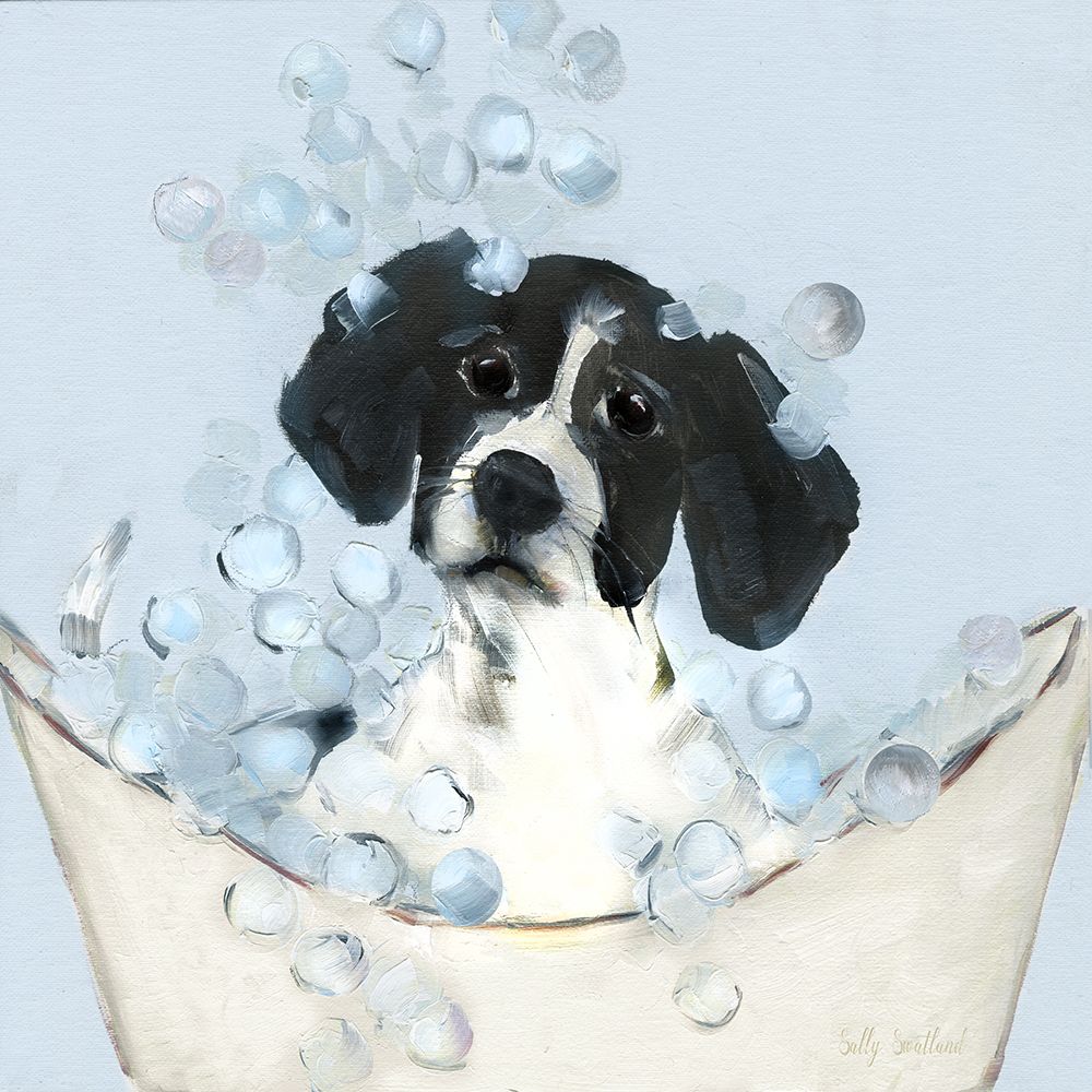 Bubble Paws II art print by Sally Swatland for $57.95 CAD