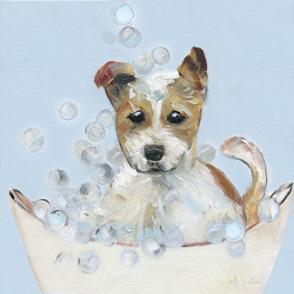 Bubble Paws III art print by Sally Swatland for $57.95 CAD
