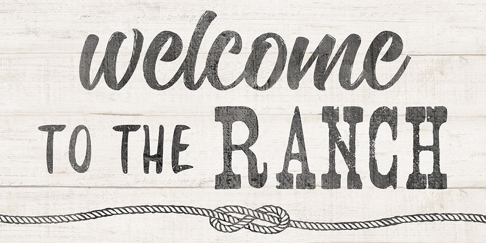 Welcome to the Ranch art print by CAD Design for $57.95 CAD