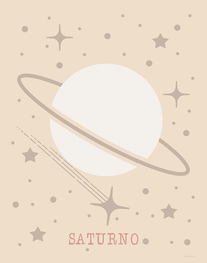 Saturno art print by Daniela Santiago for $57.95 CAD