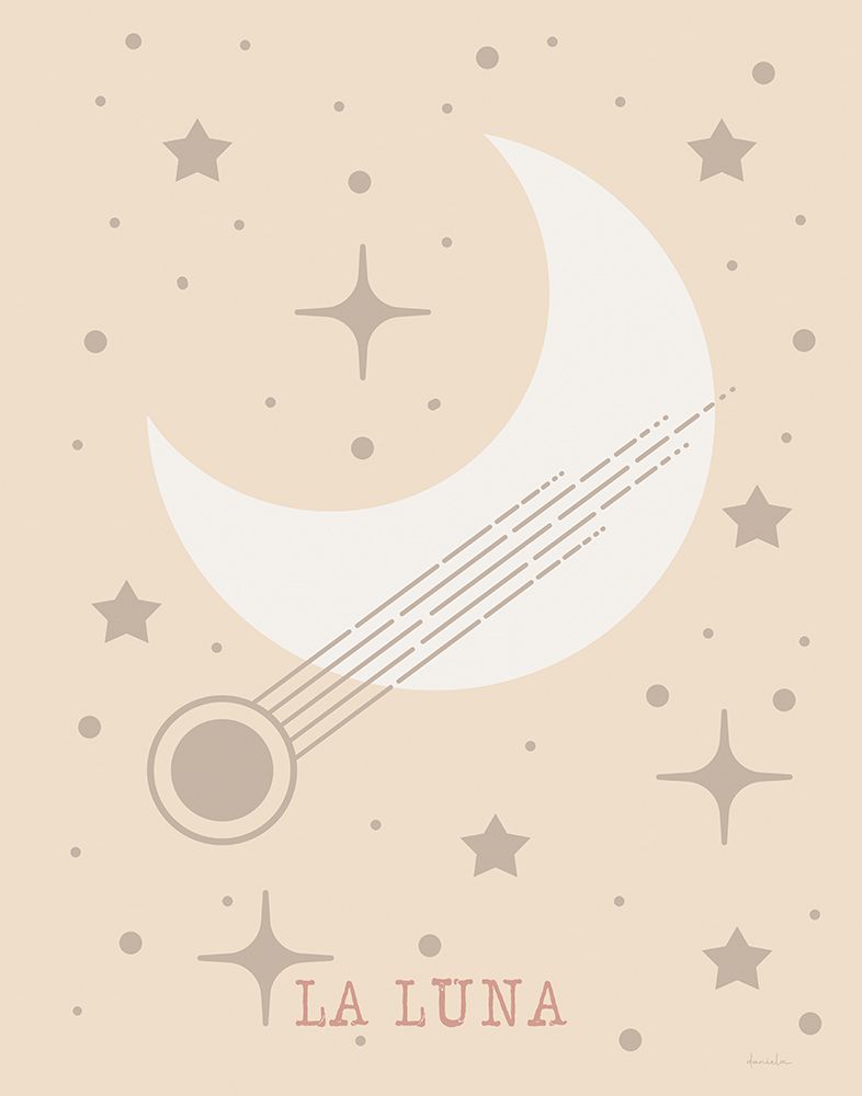 La Luna art print by Daniela Santiago for $57.95 CAD