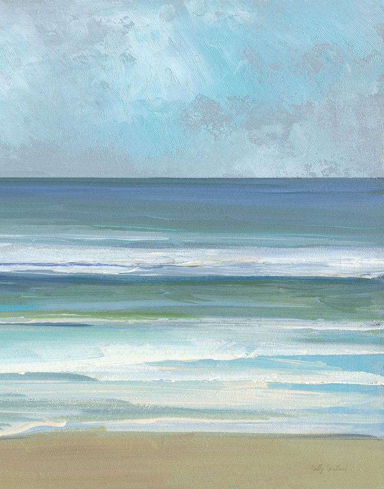 Gentle Waves II art print by Sally Swatland for $57.95 CAD