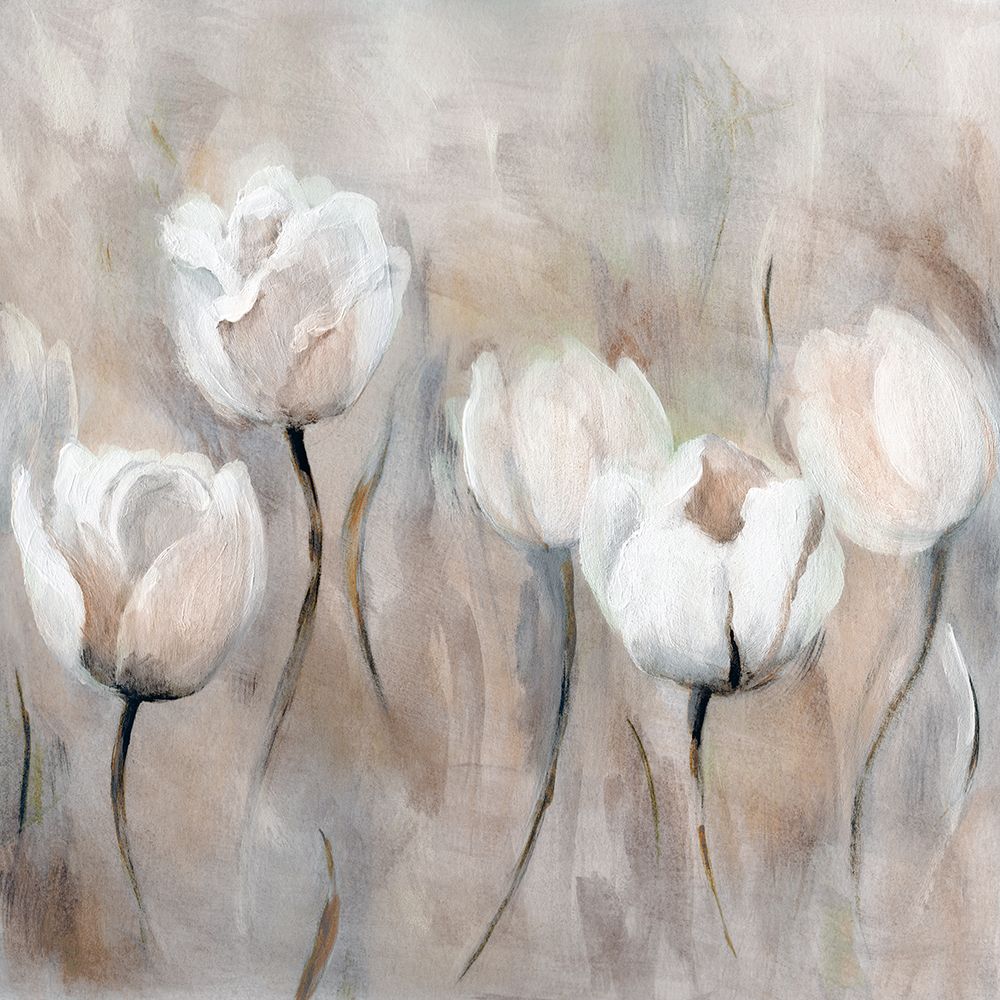 Line Dance Tulips art print by Charity Henderson for $57.95 CAD