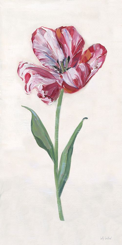 Painted Tulips I art print by Sally Swatland for $57.95 CAD