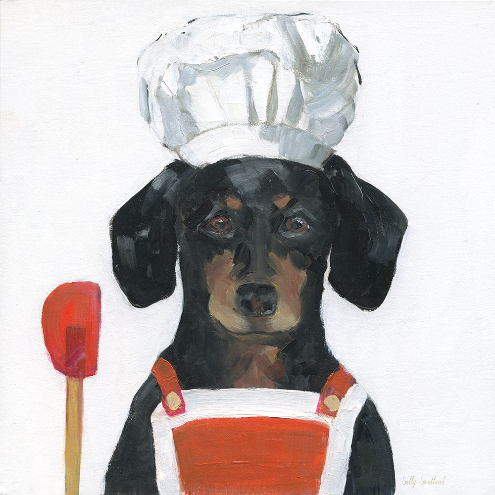 Chef Pup II art print by Sally Swatland for $57.95 CAD