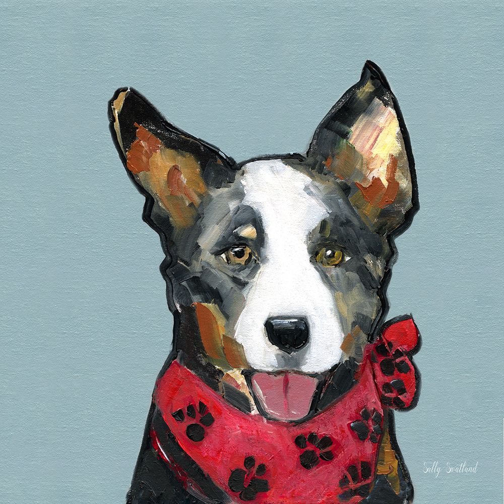 Adorable Dog I art print by Sally Swatland for $57.95 CAD