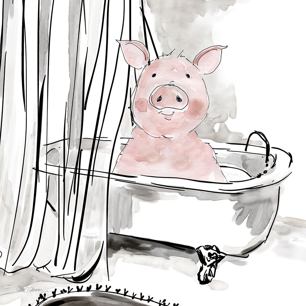 Farm Bath I art print by Carol Robinson for $57.95 CAD