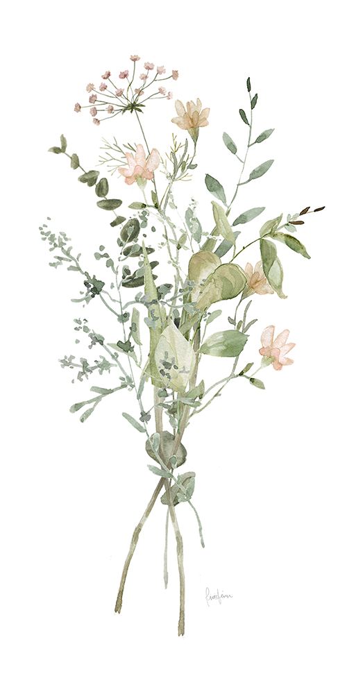 Greenery Botanical I art print by Livi Finn for $57.95 CAD