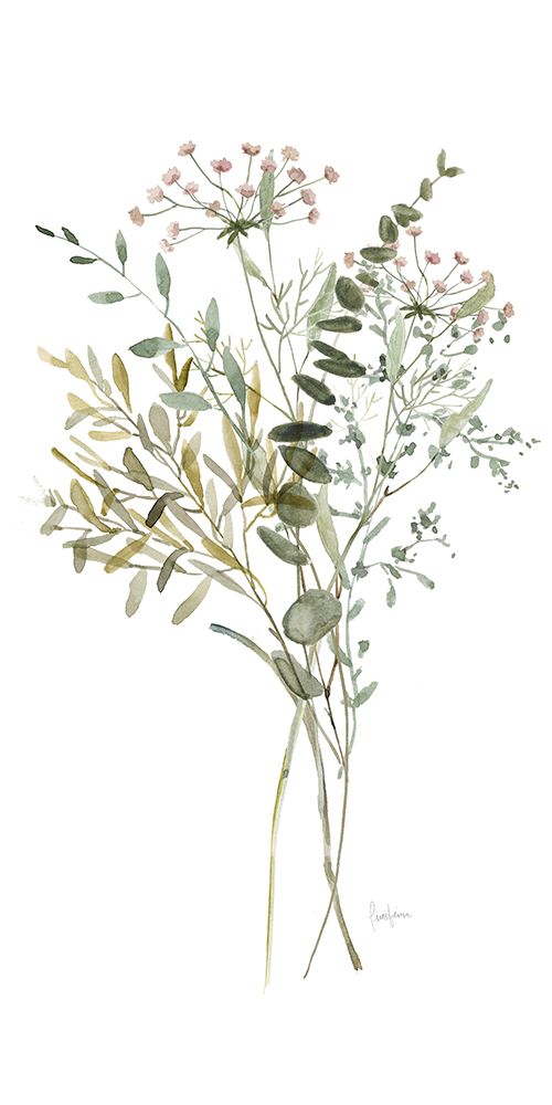 Greenery Botanical II art print by Livi Finn for $57.95 CAD