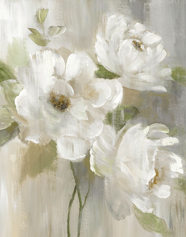 Soft Poppy Trio I art print by Nan for $57.95 CAD